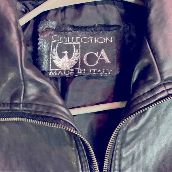 COLLECTION MADE IN ITALY LEATHER JACKET. - Picture 3 of 6